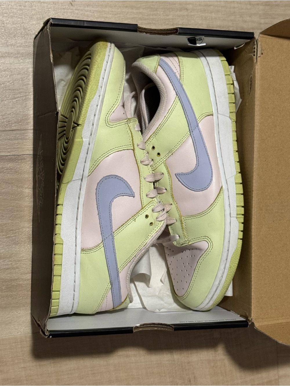 Nike Jordan 1 Low SE Women’s Sneakers in Pastel Green, Pink & Lavender